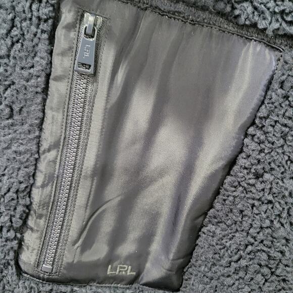 Lauren Ralph Lauren Faux Sherpa Half Zip Teddy Fleece Pullover - Picture 6 of 10